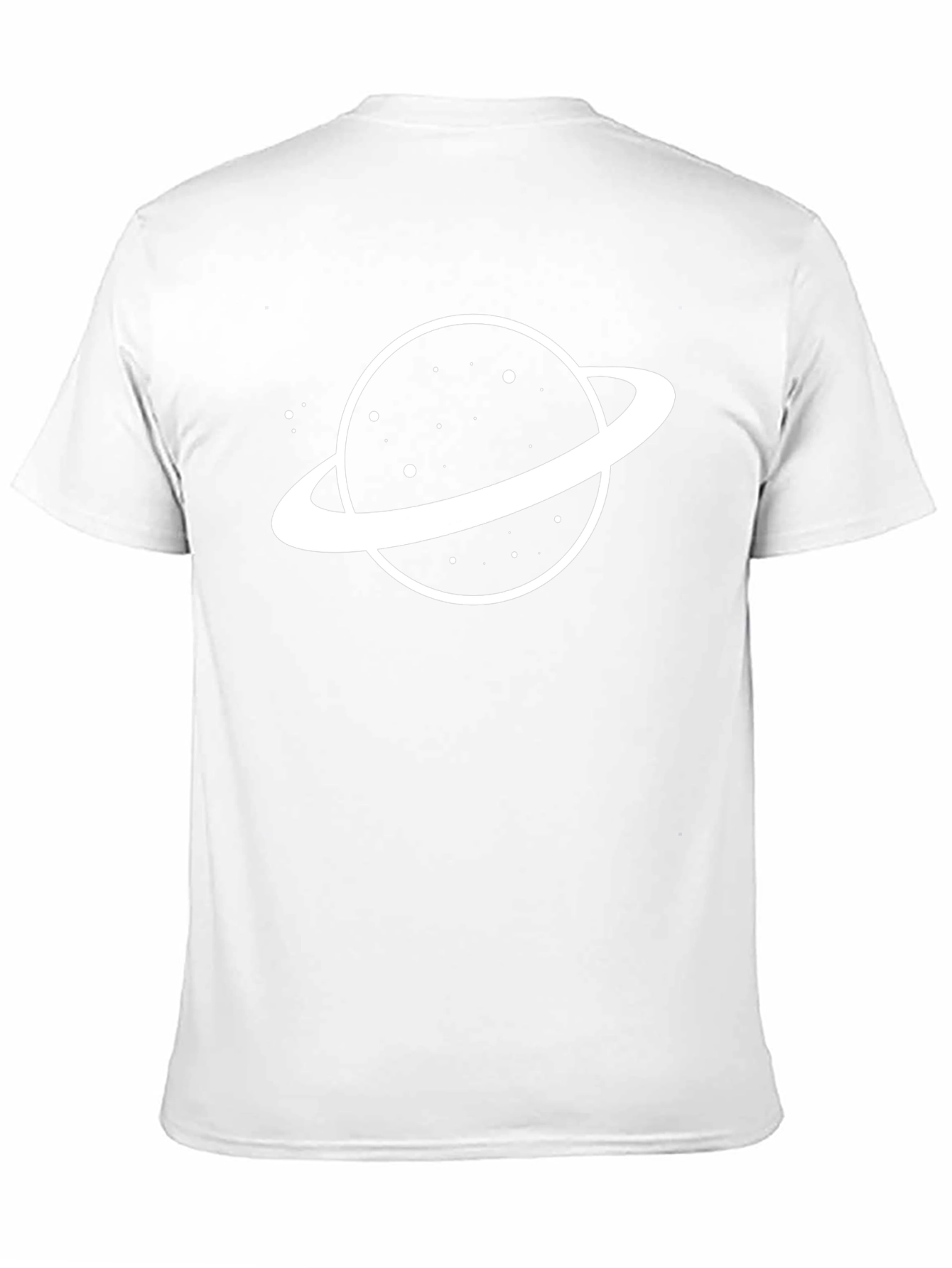 Planet Graphic Tee - Black Cotton T-Shirt