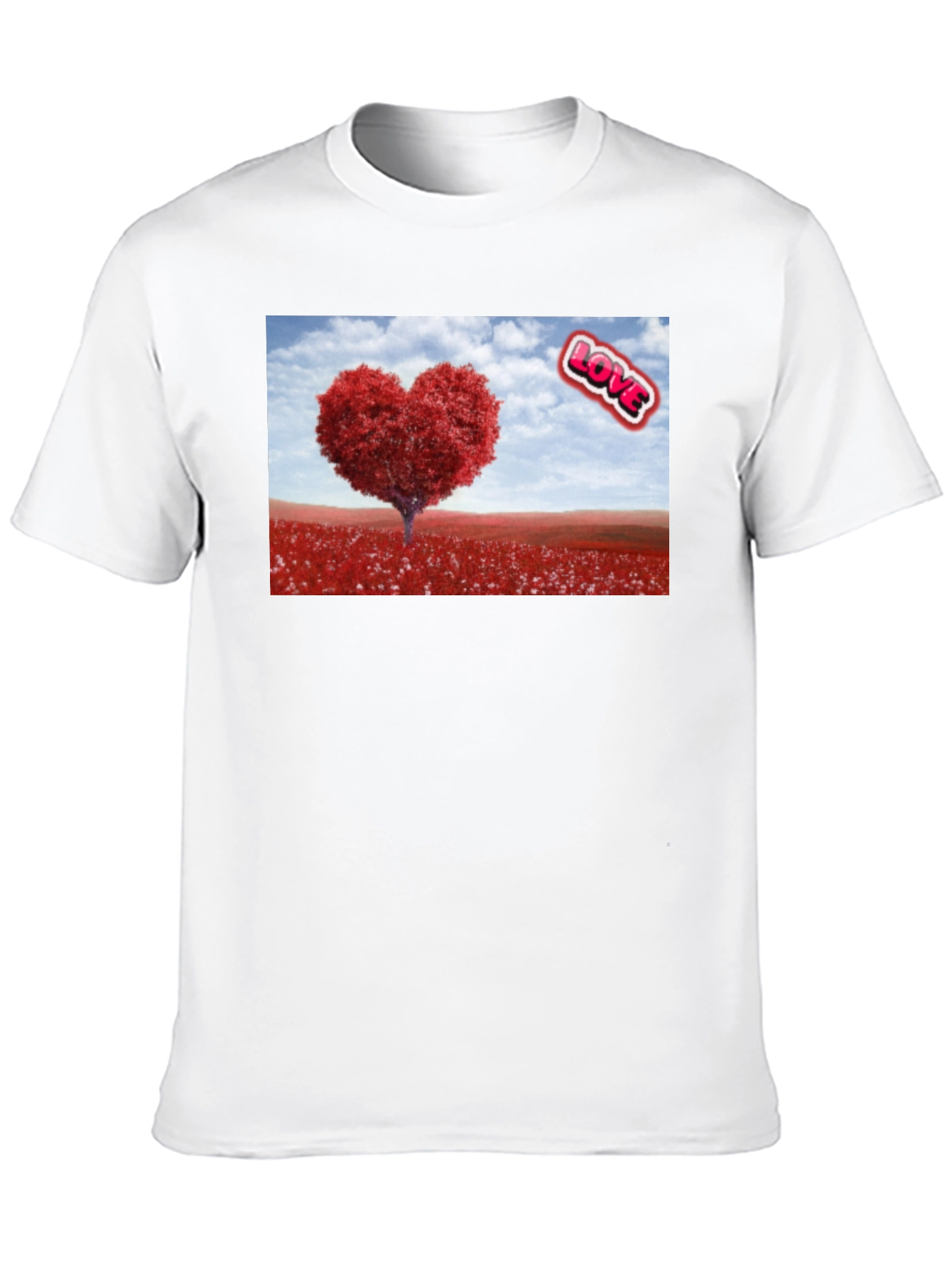 Love Tree Graphic Tee - Black Casual T-Shirt