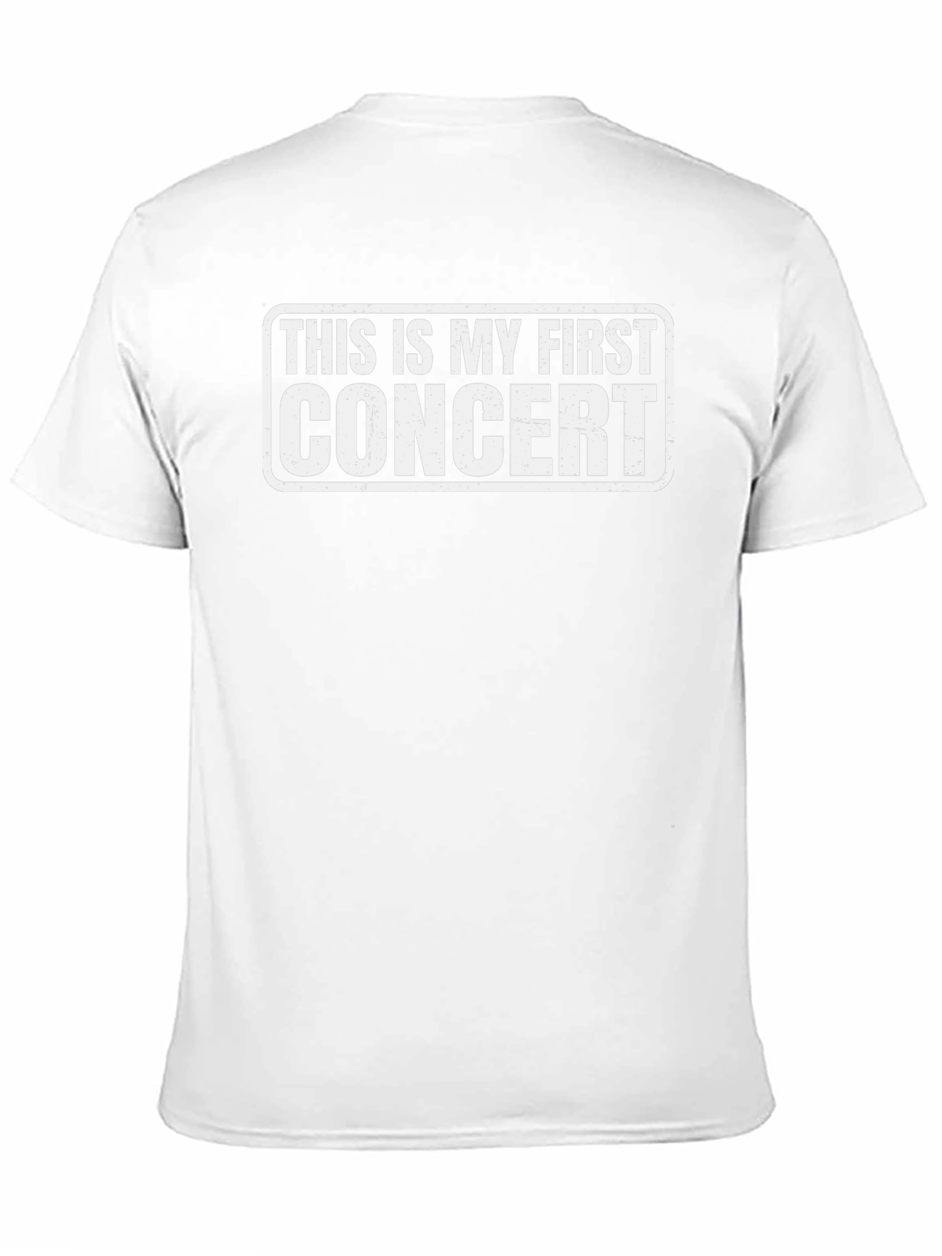 First Concert T-Shirt - Funny Music Fan Tee