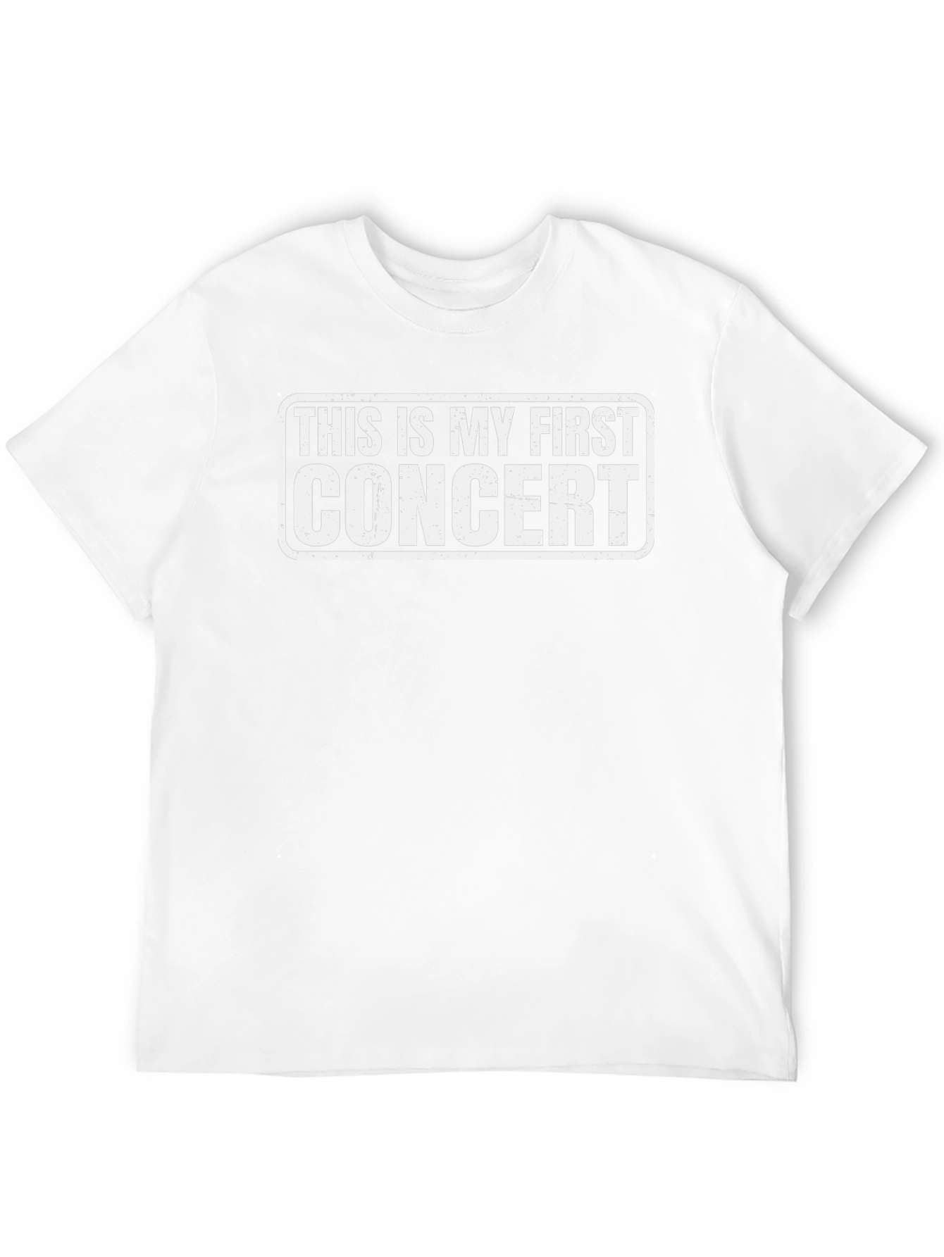 First Concert T-Shirt - Funny Music Fan Tee