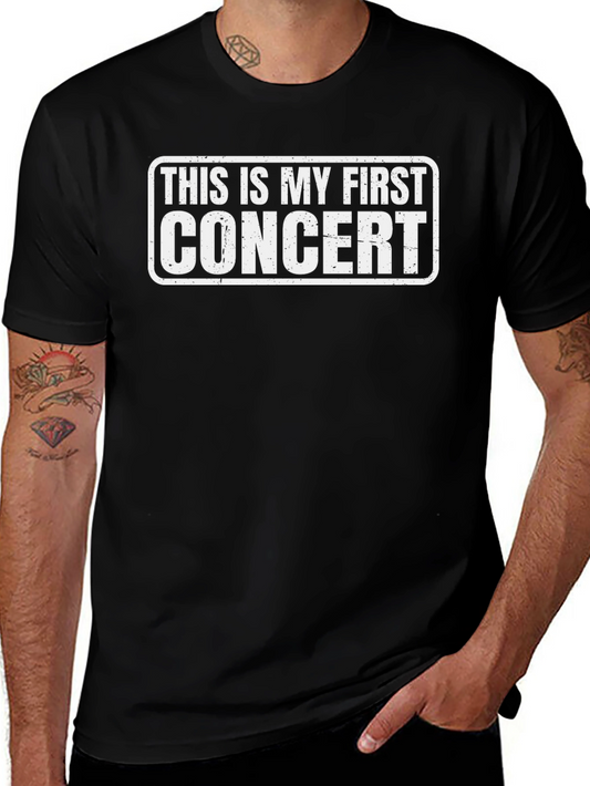 First Concert T-Shirt - Funny Music Fan Tee
