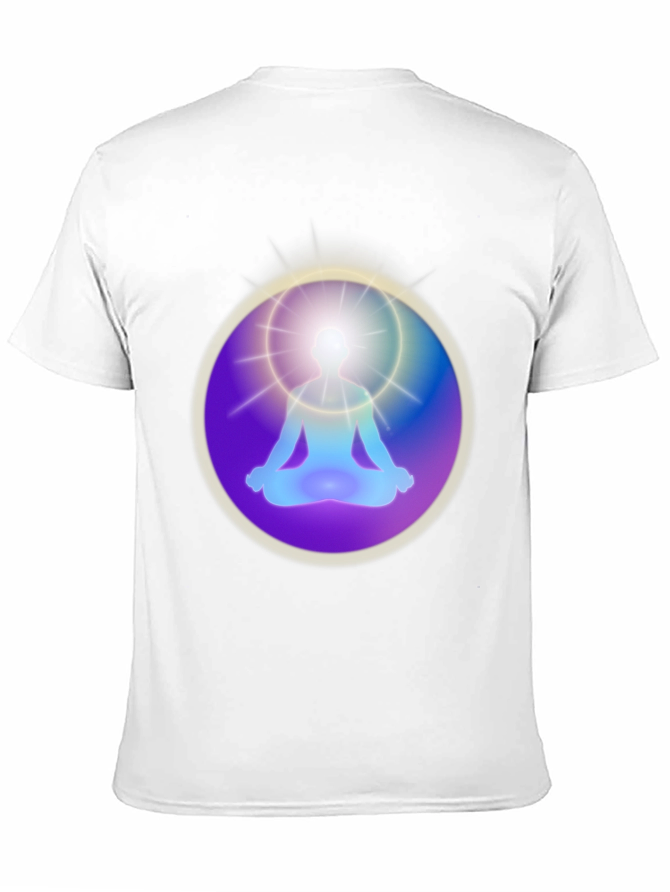 Enlightened Meditation Graphic T-Shirt - Black