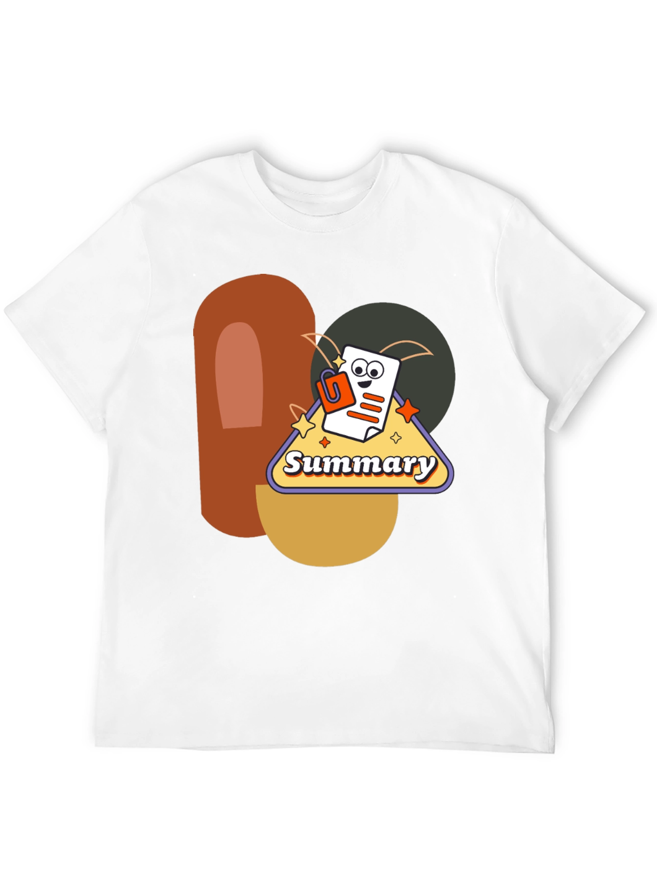 Summary Graphic Tee - Retro Style