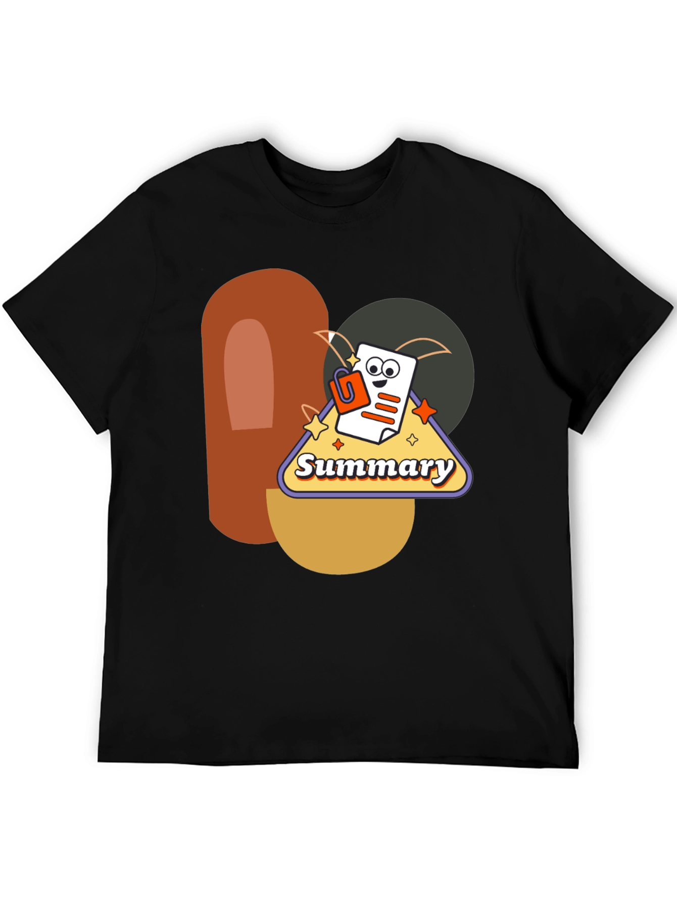 Summary Graphic Tee - Retro Style