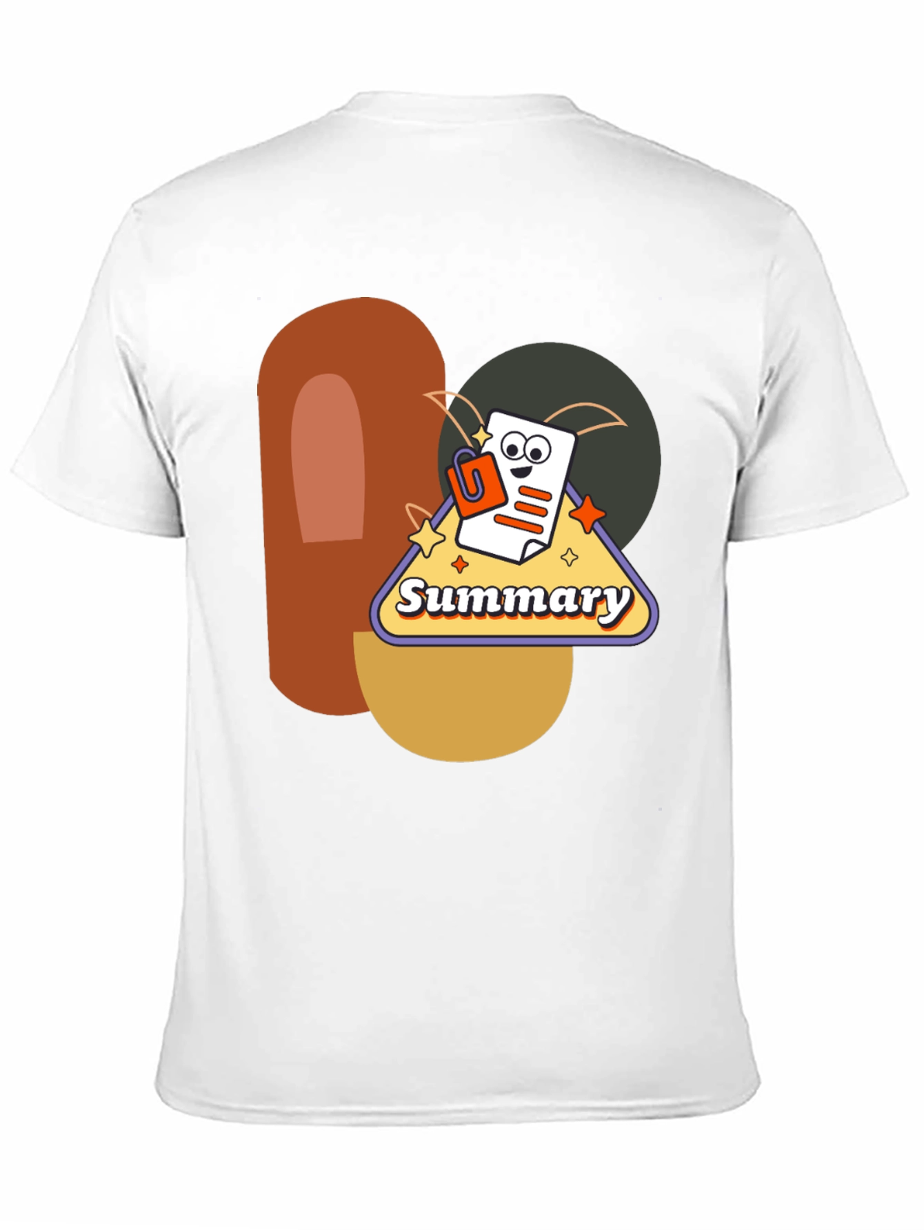 Summary Graphic Tee - Retro Style