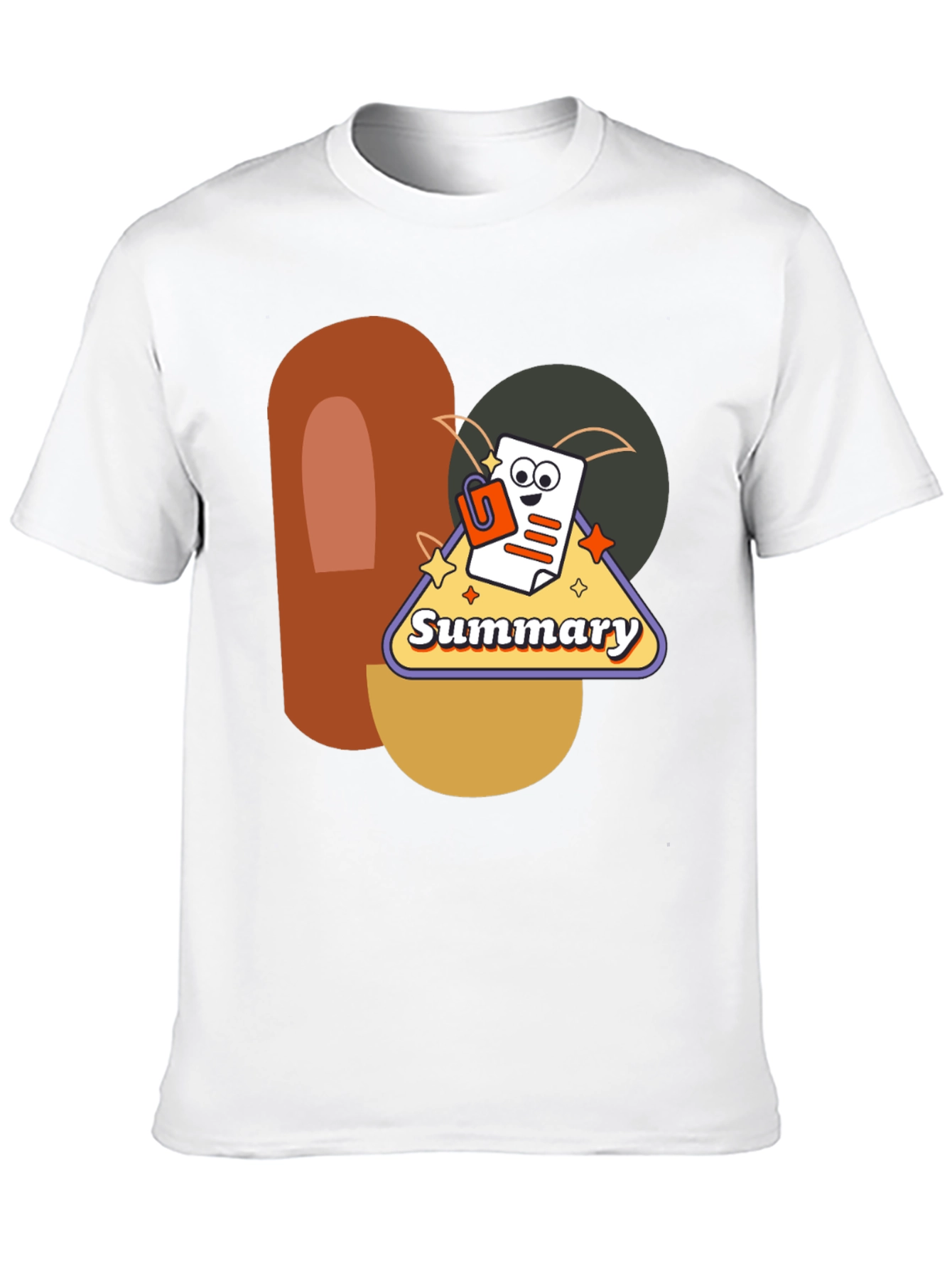 Summary Graphic Tee - Retro Style