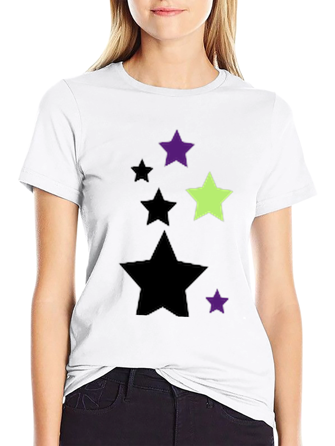Starry Graphic Tee - Mens Black T-Shirt