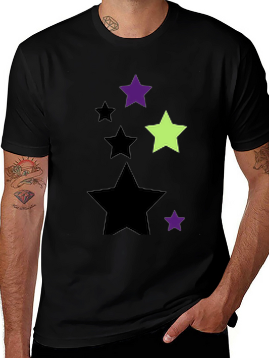 Starry Graphic Tee - Mens Black T-Shirt