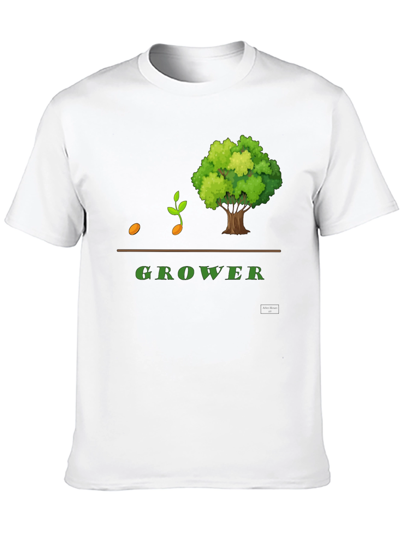 Grower Graphic T-Shirt - Black Cotton Blend