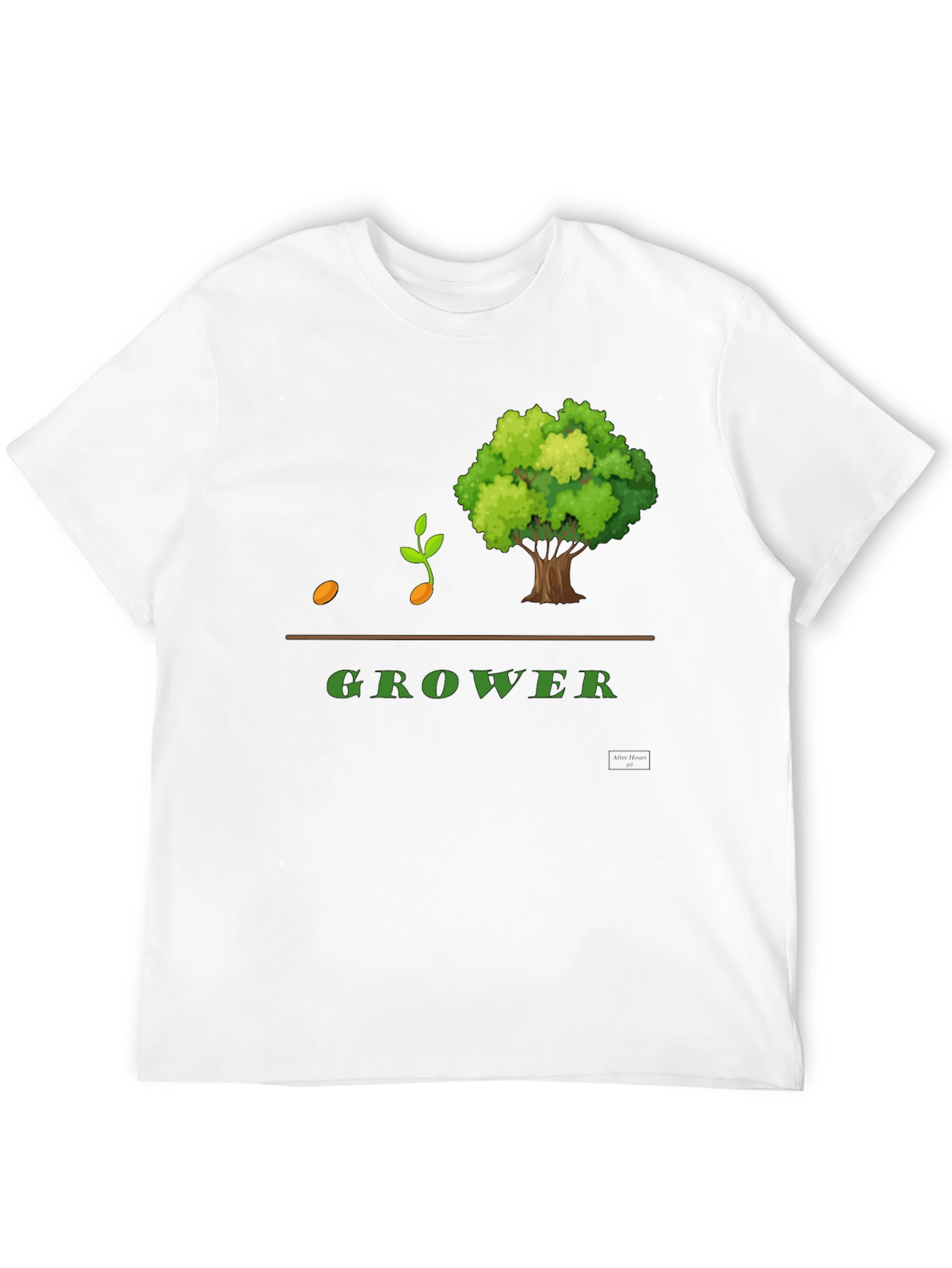 Grower Graphic T-Shirt - Black Cotton Blend