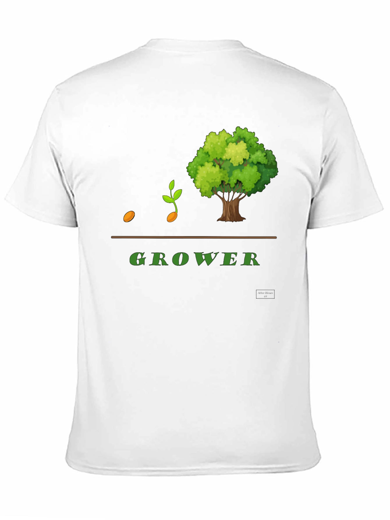 Grower Graphic T-Shirt - Black Cotton Blend