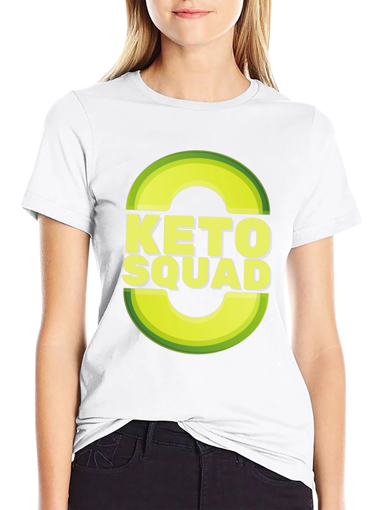 Keto Squad T-Shirt - Avocado Graphic Tee
