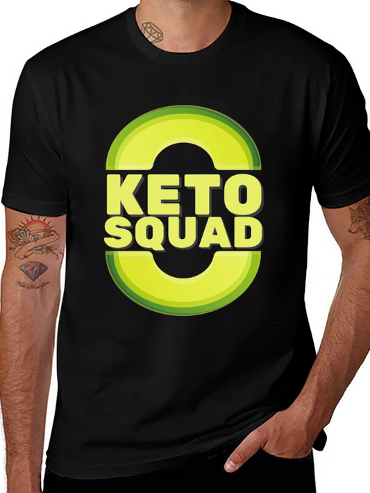 Keto Squad T-Shirt - Avocado Graphic Tee