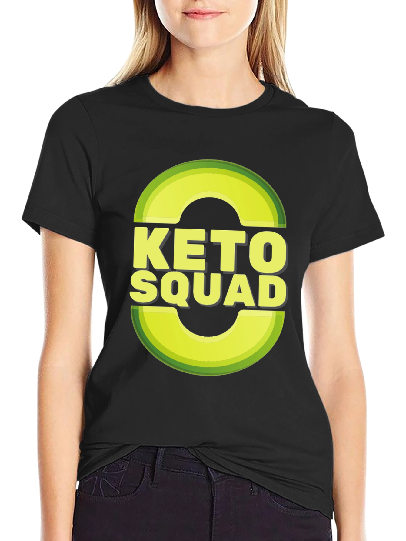 Keto Squad T-Shirt - Avocado Graphic Tee