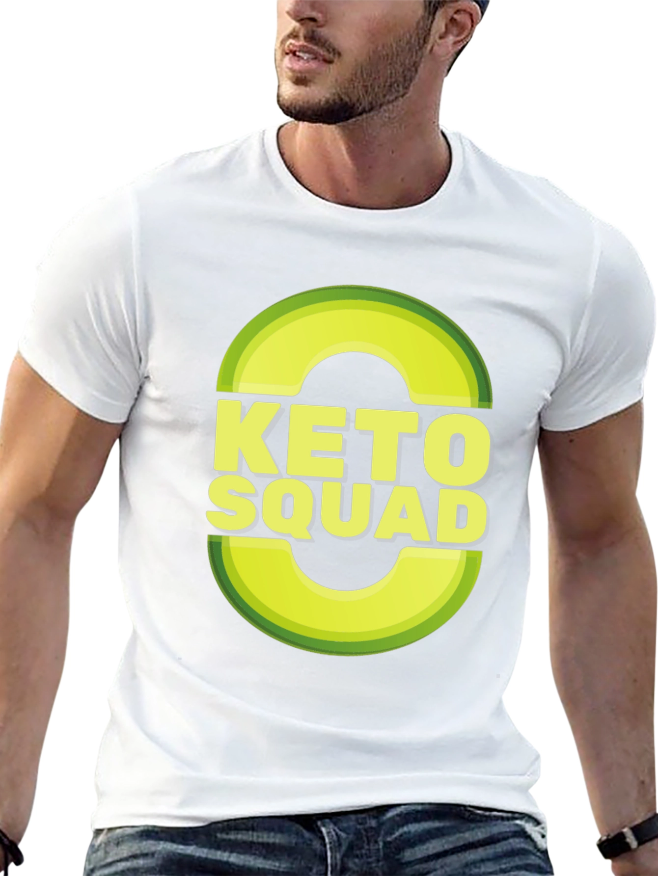 Keto Squad T-Shirt - Avocado Graphic Tee