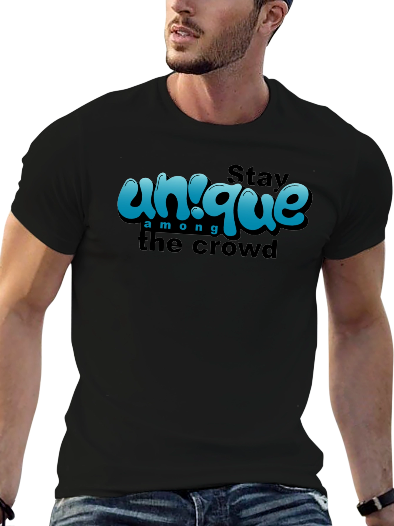 Unique Graphic T-Shirt - Stay Among the Crowd