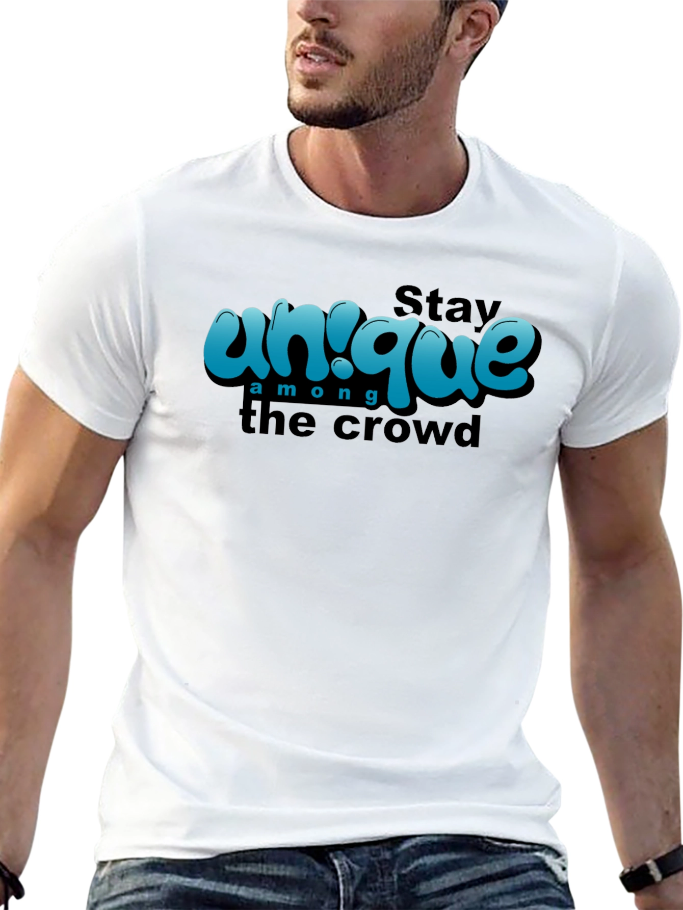 Unique Graphic T-Shirt - Stay Among the Crowd