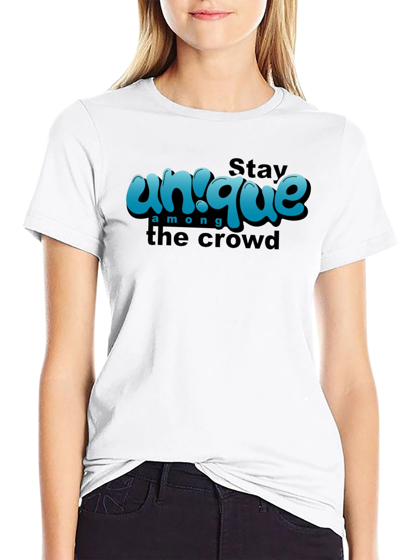 Unique Graphic T-Shirt - Stay Among the Crowd