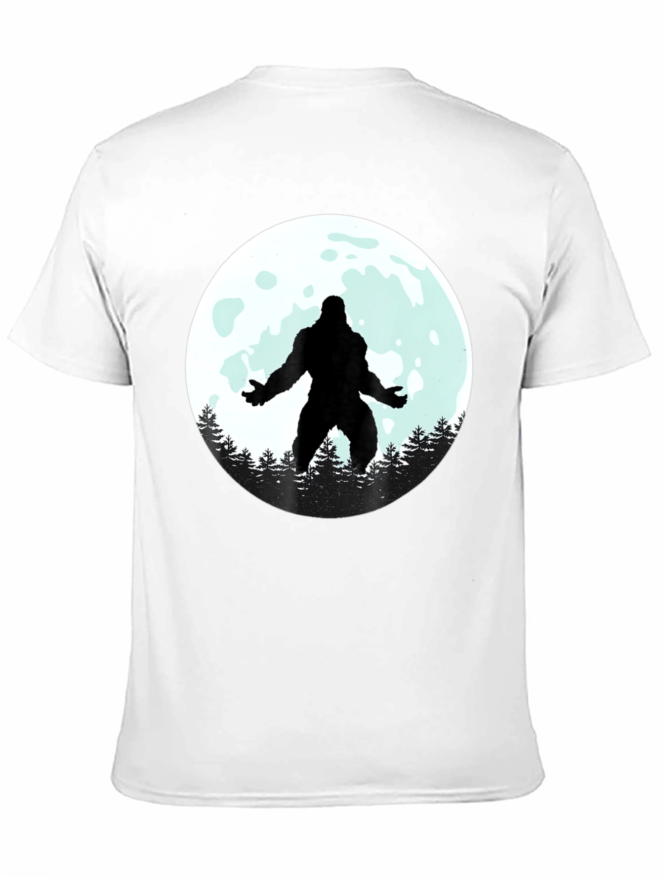 Bigfoot Moon Graphic Tee - Black