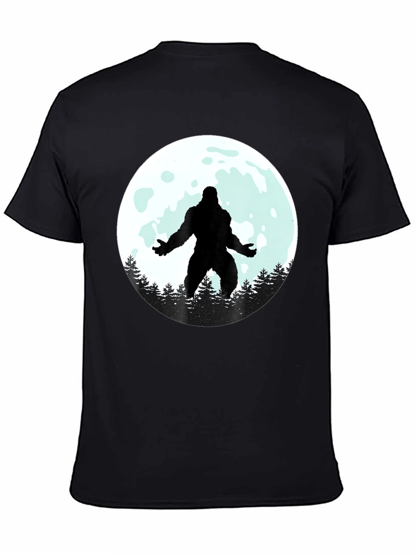 Bigfoot Moon Graphic Tee - Black