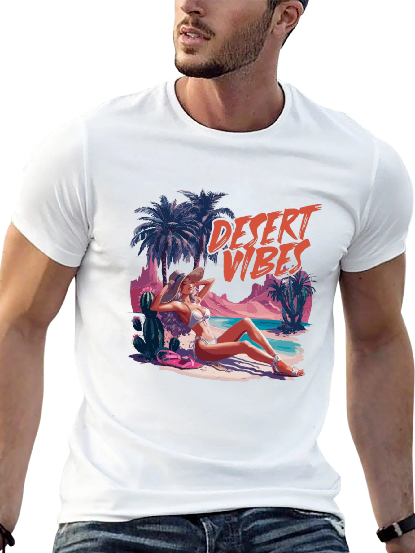 Desert Vibes Graphic T-Shirt