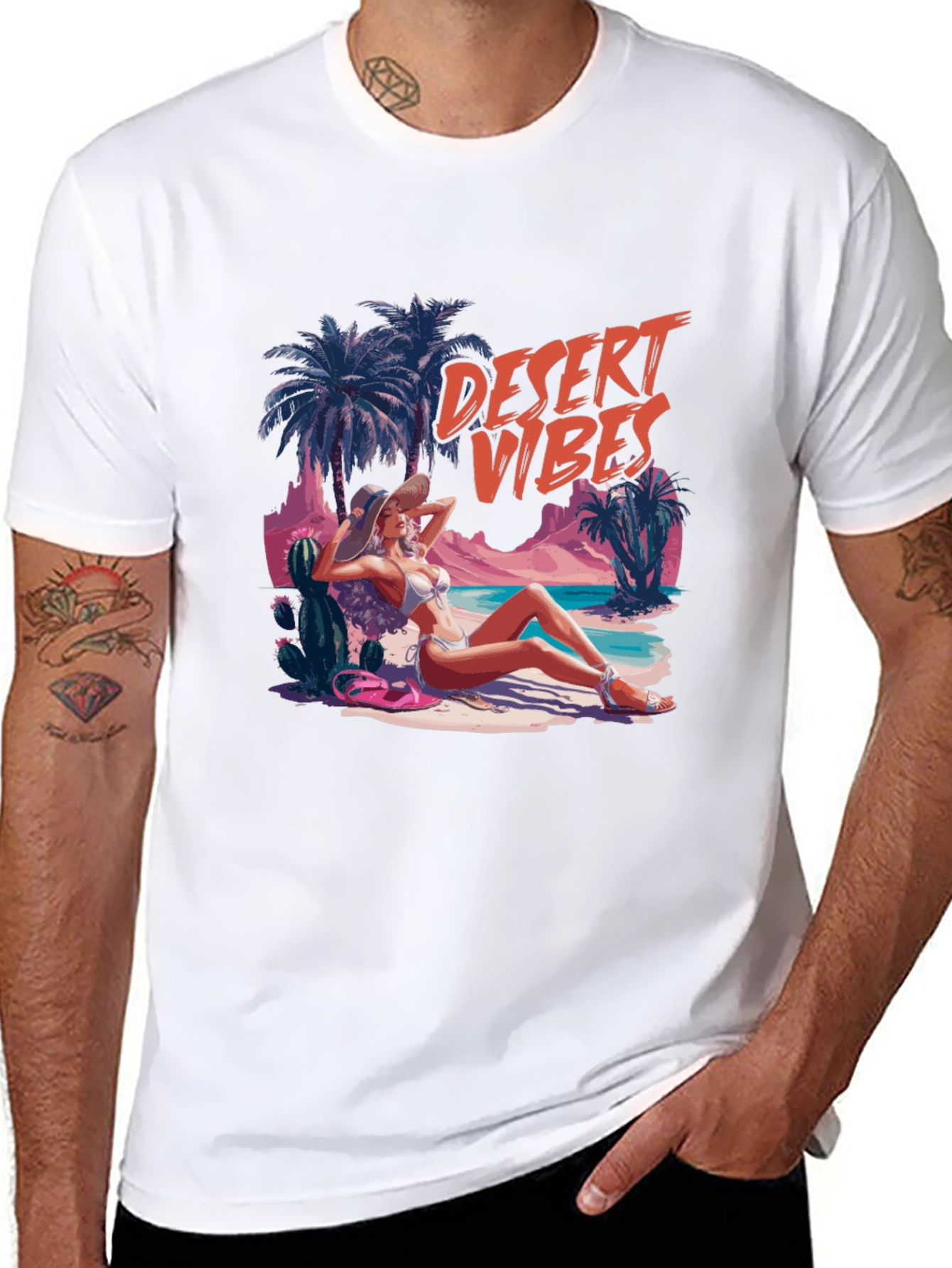 Desert Vibes Graphic T-Shirt