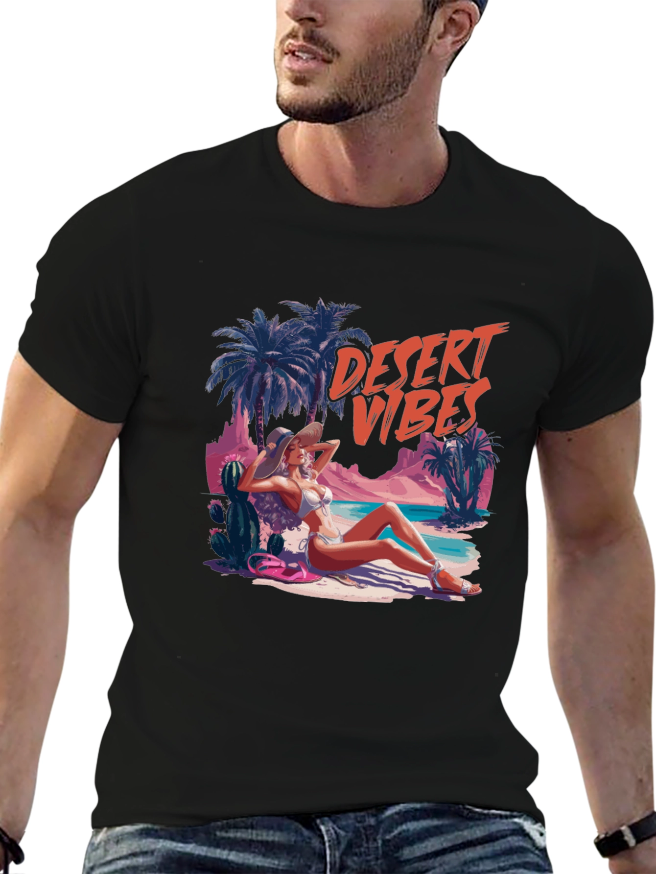 Desert Vibes Graphic T-Shirt