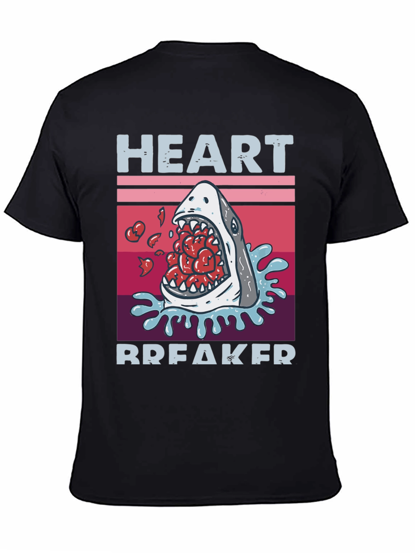 Heartbreaker Shark Graphic T-Shirt