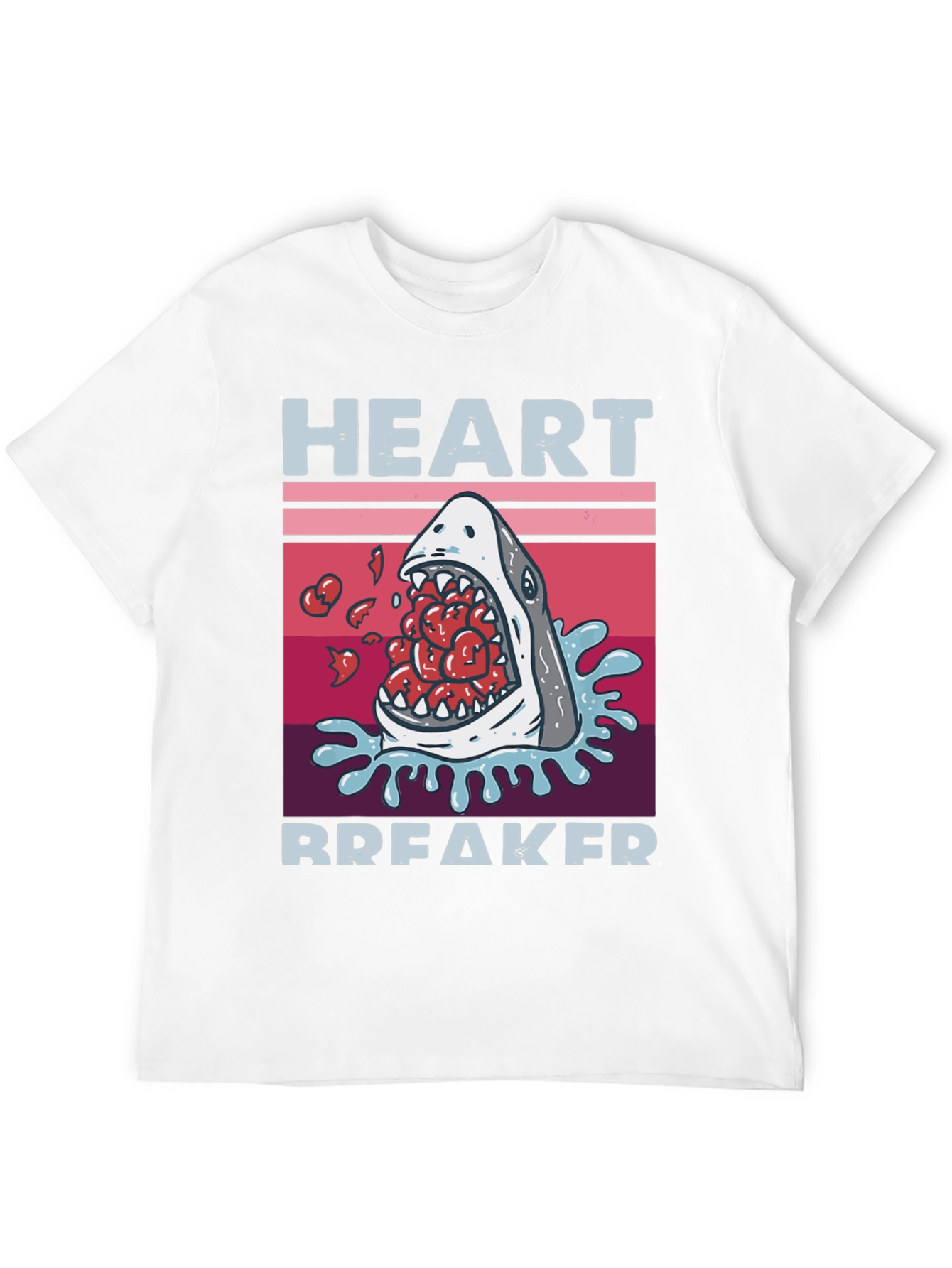 Heartbreaker Shark Graphic T-Shirt