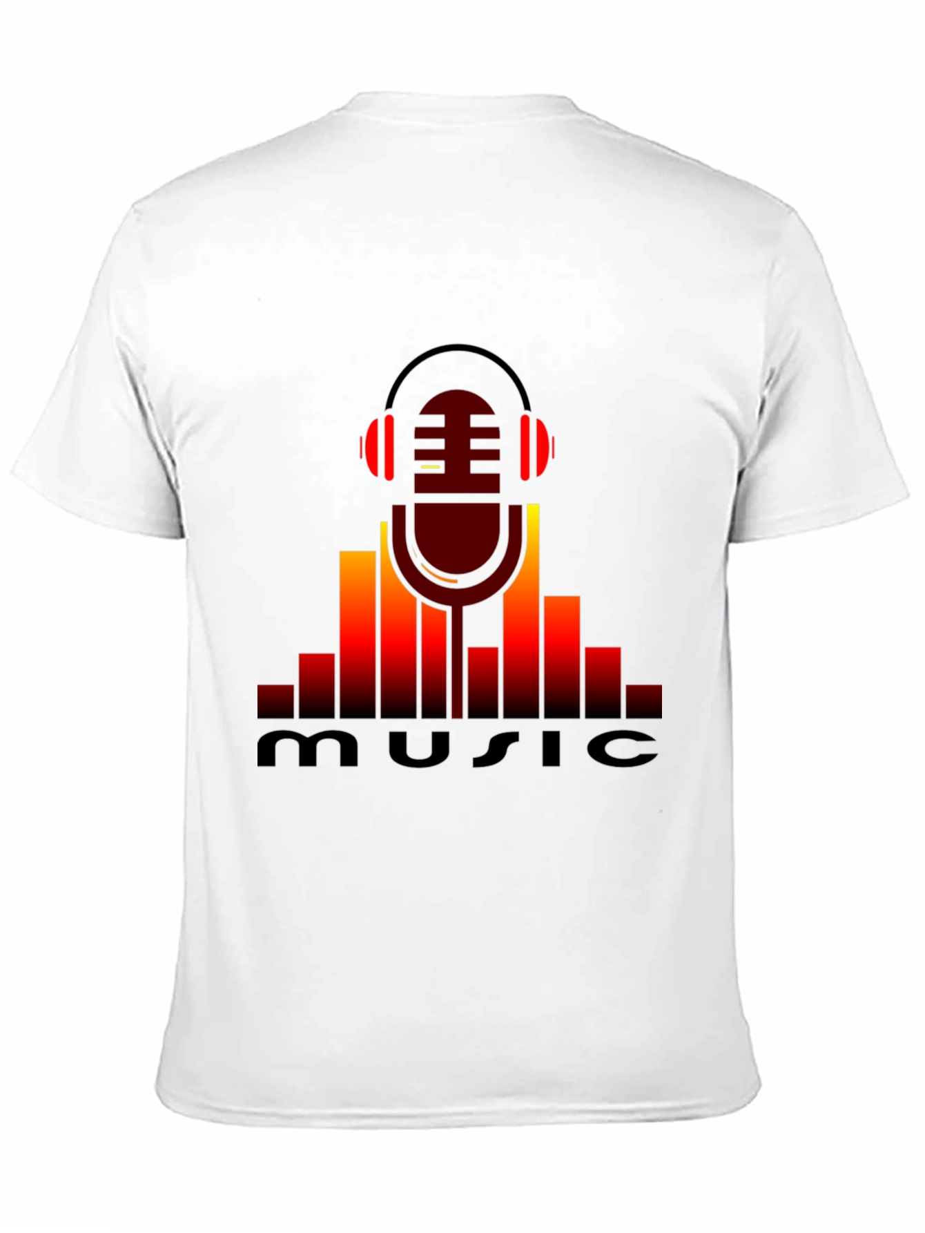 Music Lovers Black Graphic T-Shirt