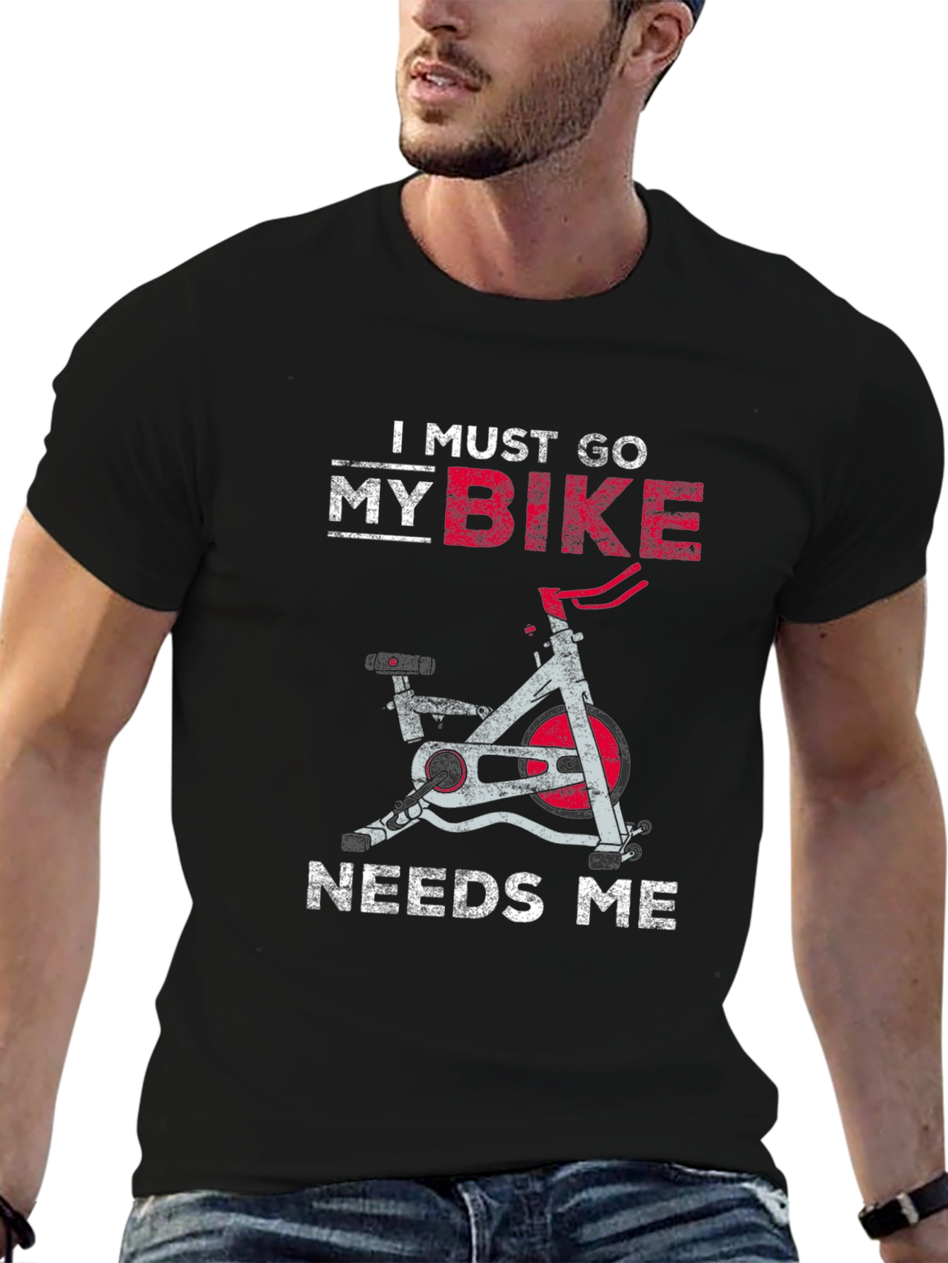 I Must Go My Bike Needs Me T-Shirt