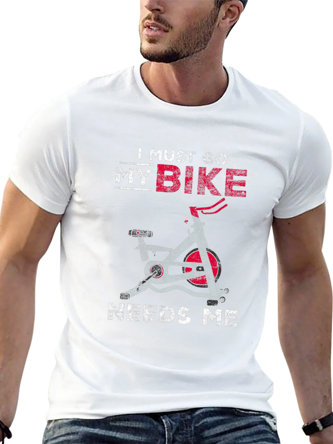 I Must Go My Bike Needs Me T-Shirt