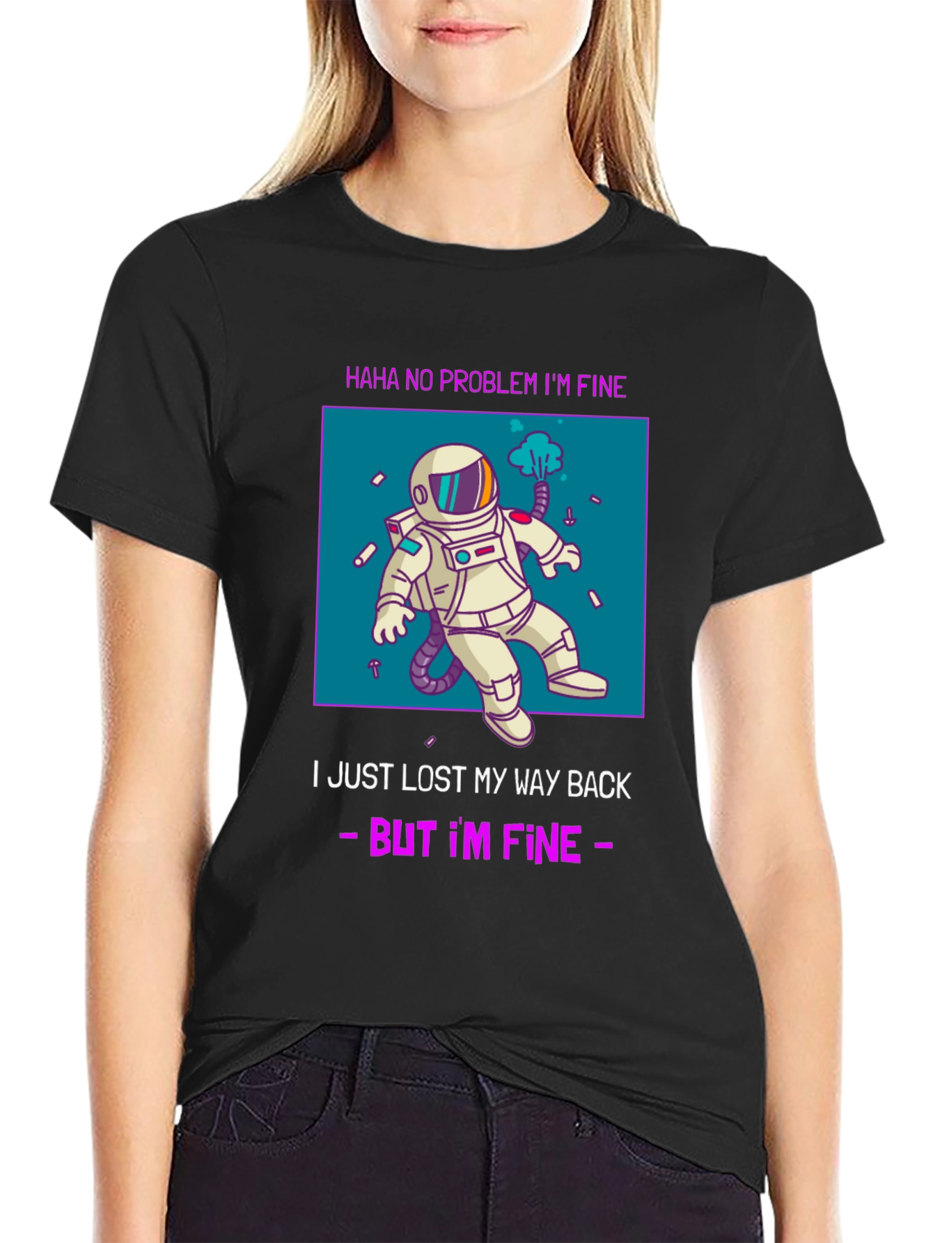Lost in Space T-Shirt - Funny Astronaut Graphic Tee