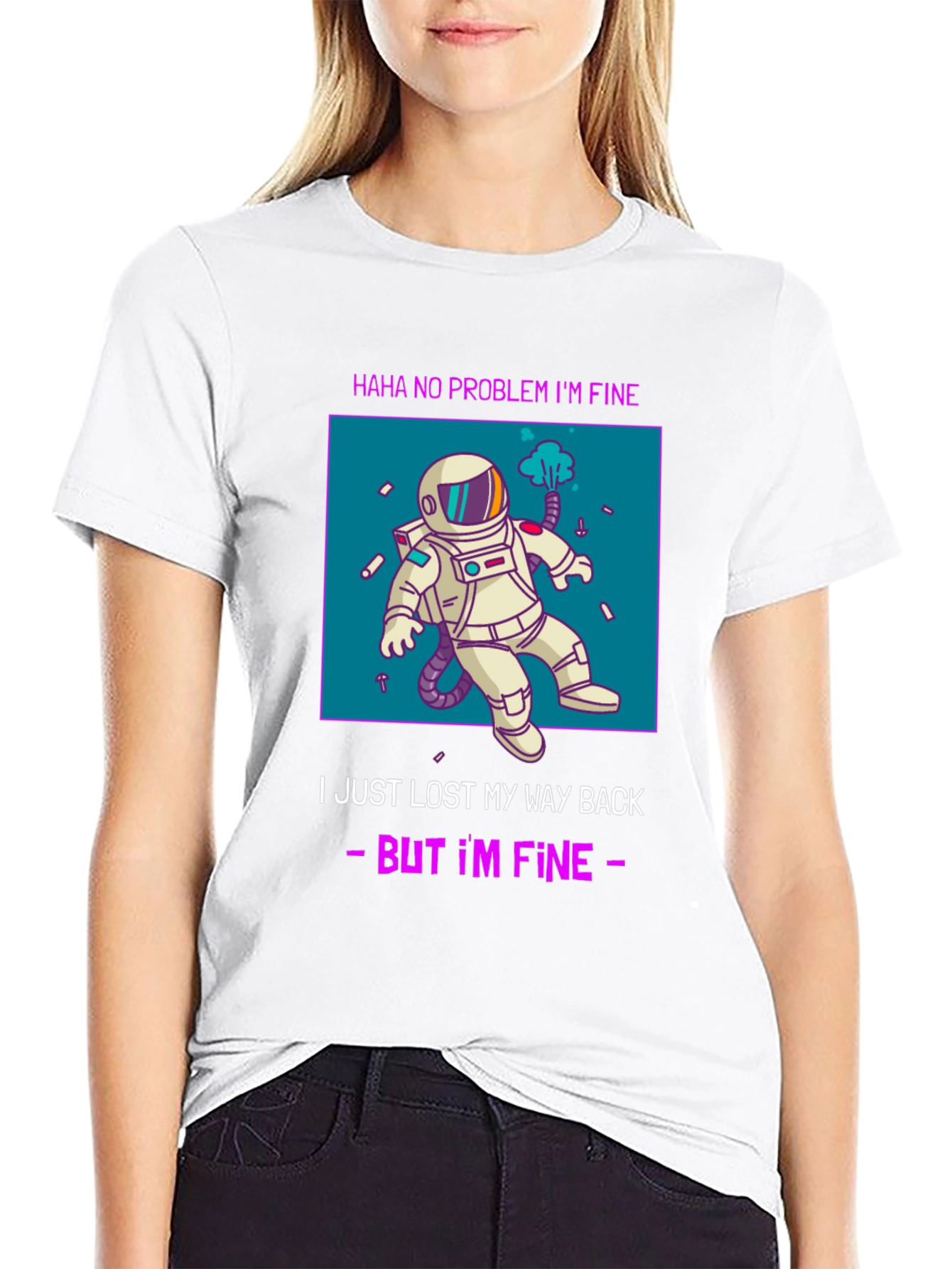 Lost in Space T-Shirt - Funny Astronaut Graphic Tee