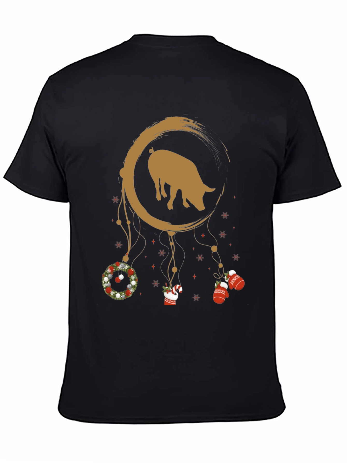 Pig Dreamcatcher Graphic Tee - Holiday Edition