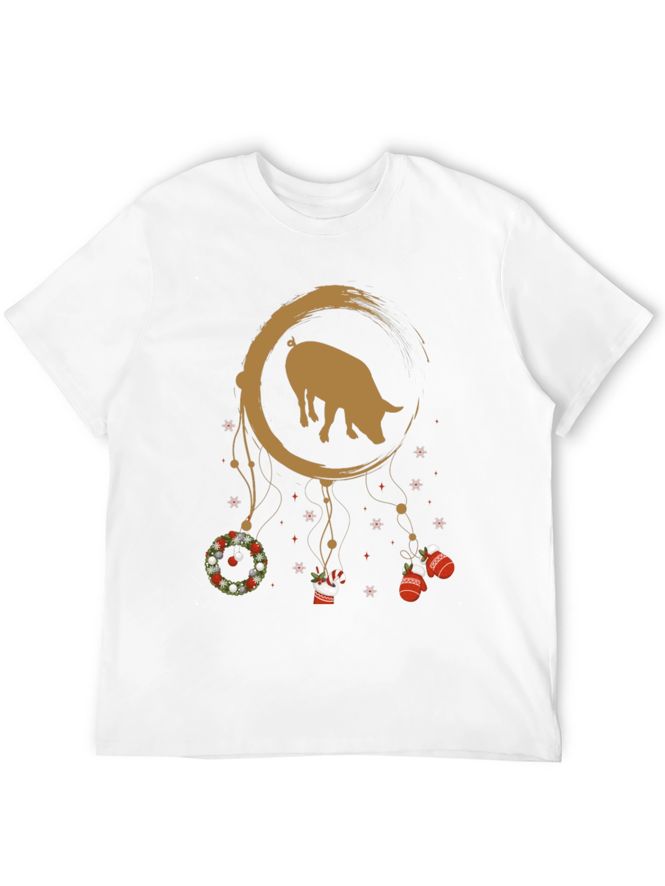 Pig Dreamcatcher Graphic Tee - Holiday Edition