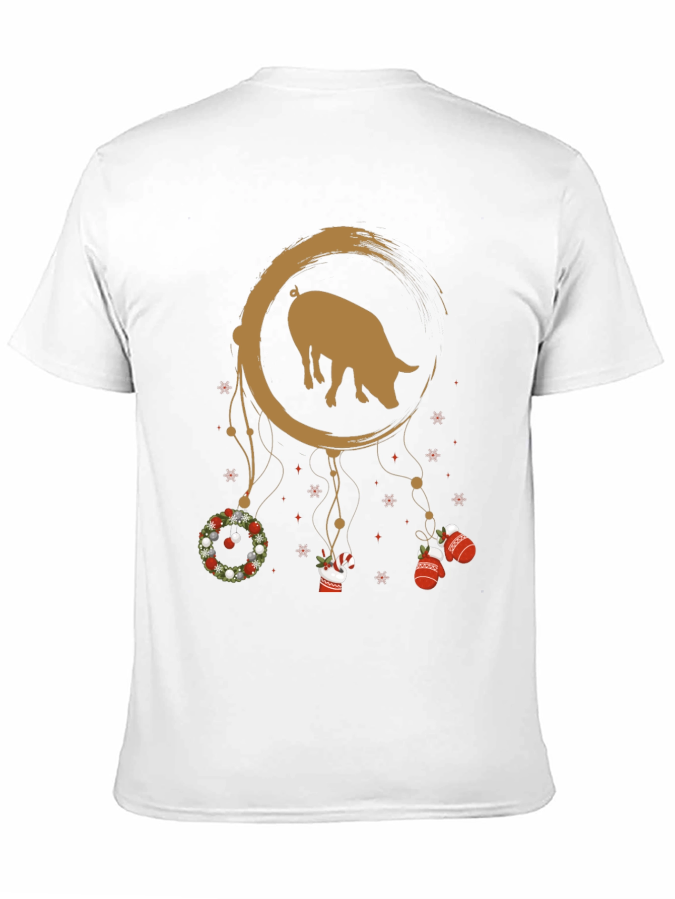 Pig Dreamcatcher Graphic Tee - Holiday Edition