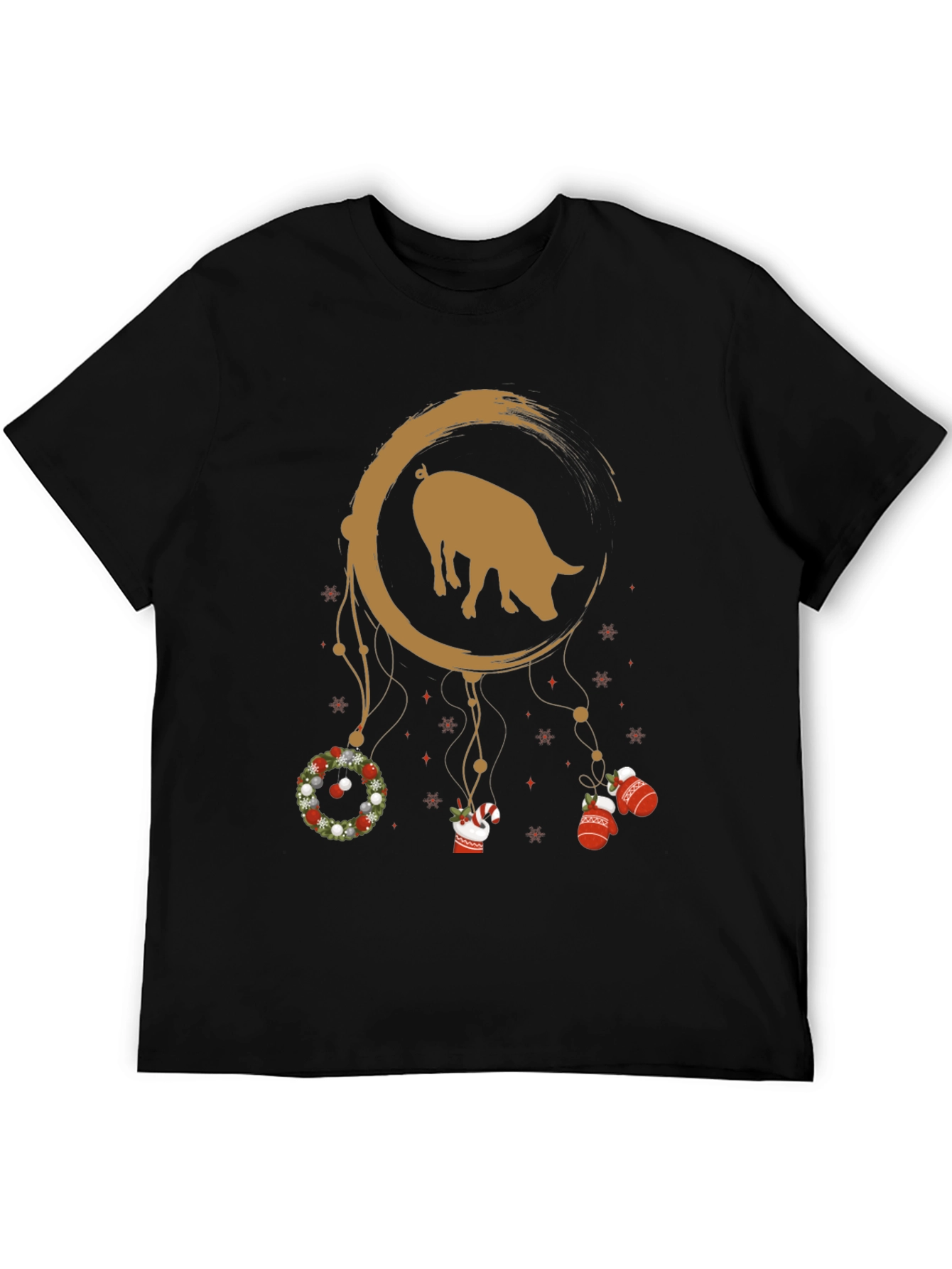 Pig Dreamcatcher Graphic Tee - Holiday Edition
