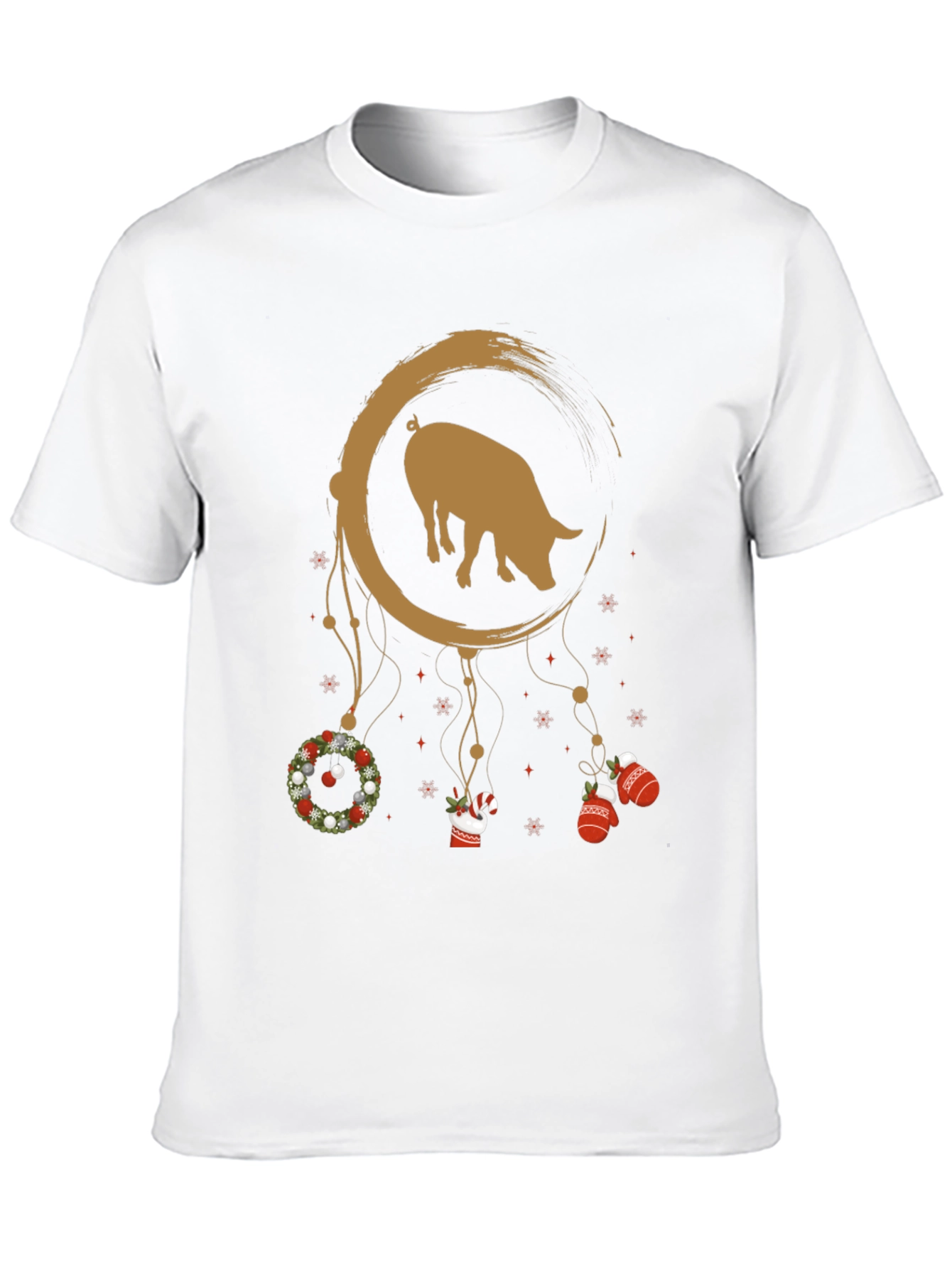 Pig Dreamcatcher Graphic Tee - Holiday Edition