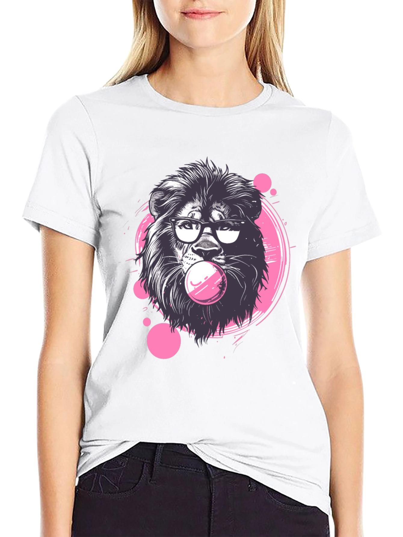 Cool Lion Bubble Gum T-Shirt