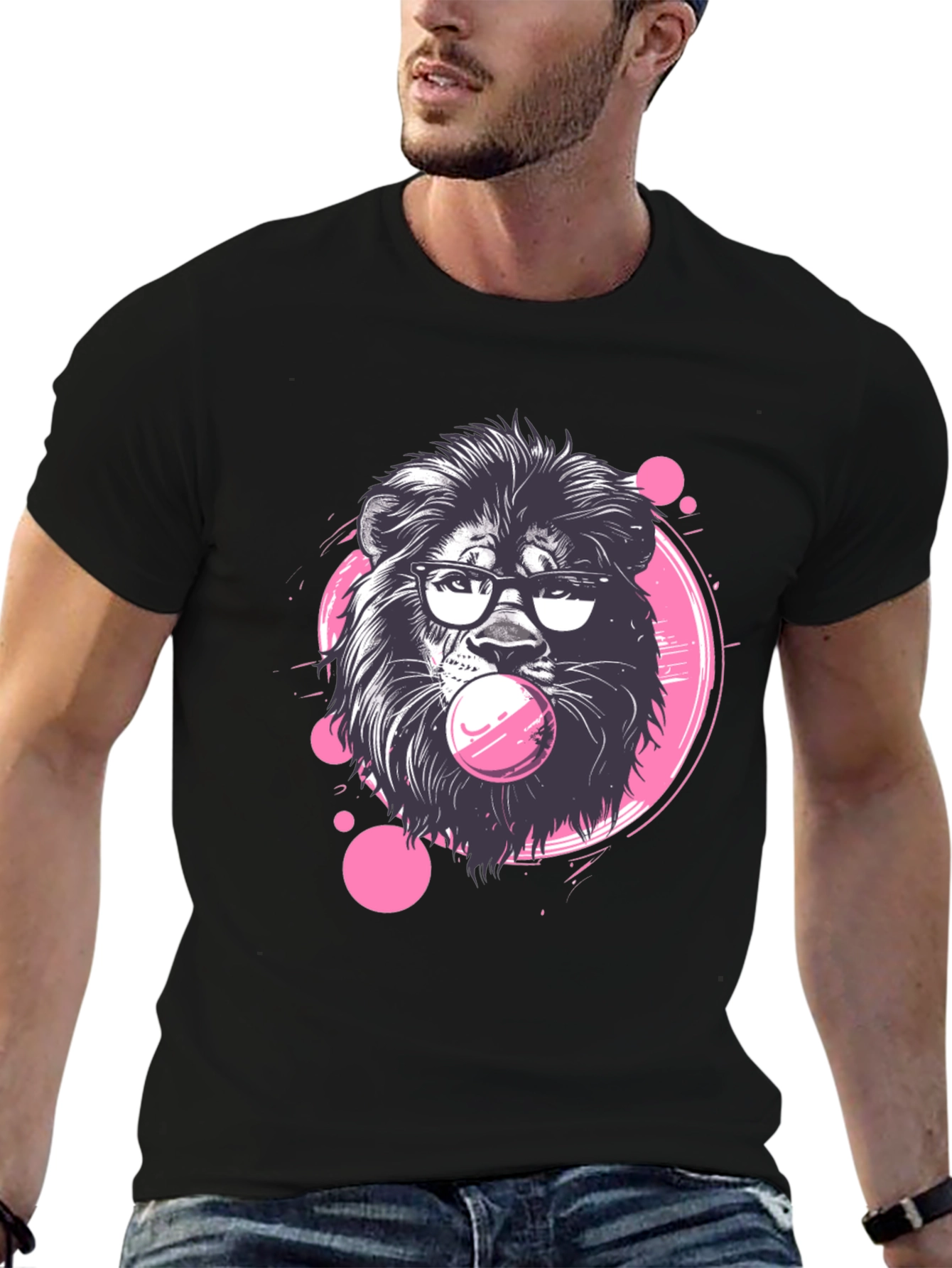 Cool Lion Bubble Gum T-Shirt