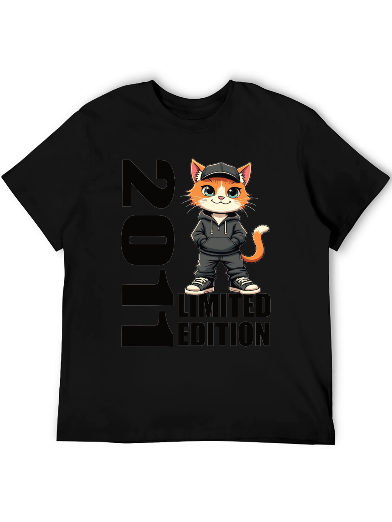 2011 Limited Edition Cartoon Cat T-Shirt