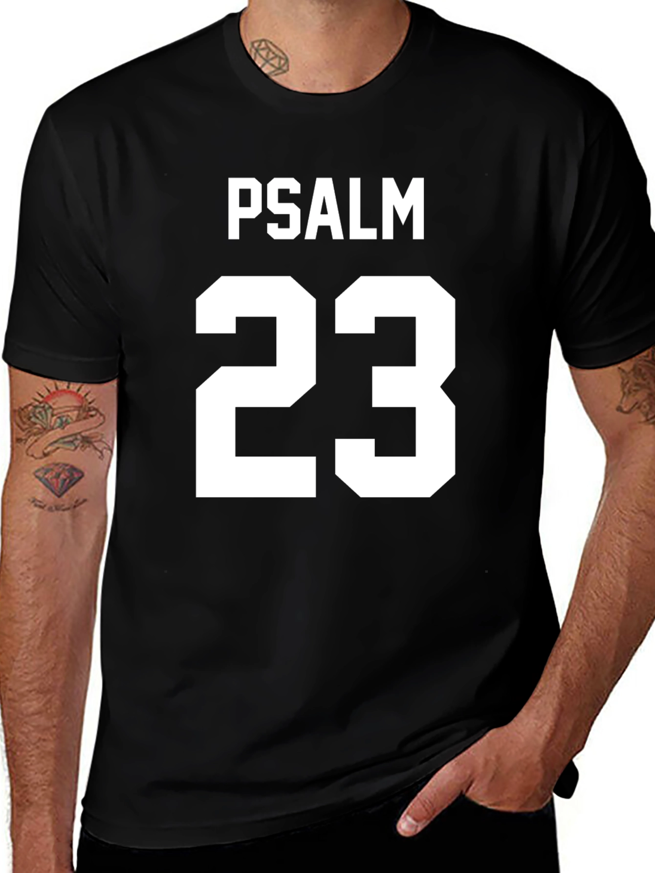 Psalm 23 T-Shirt - Religious Christian Apparel