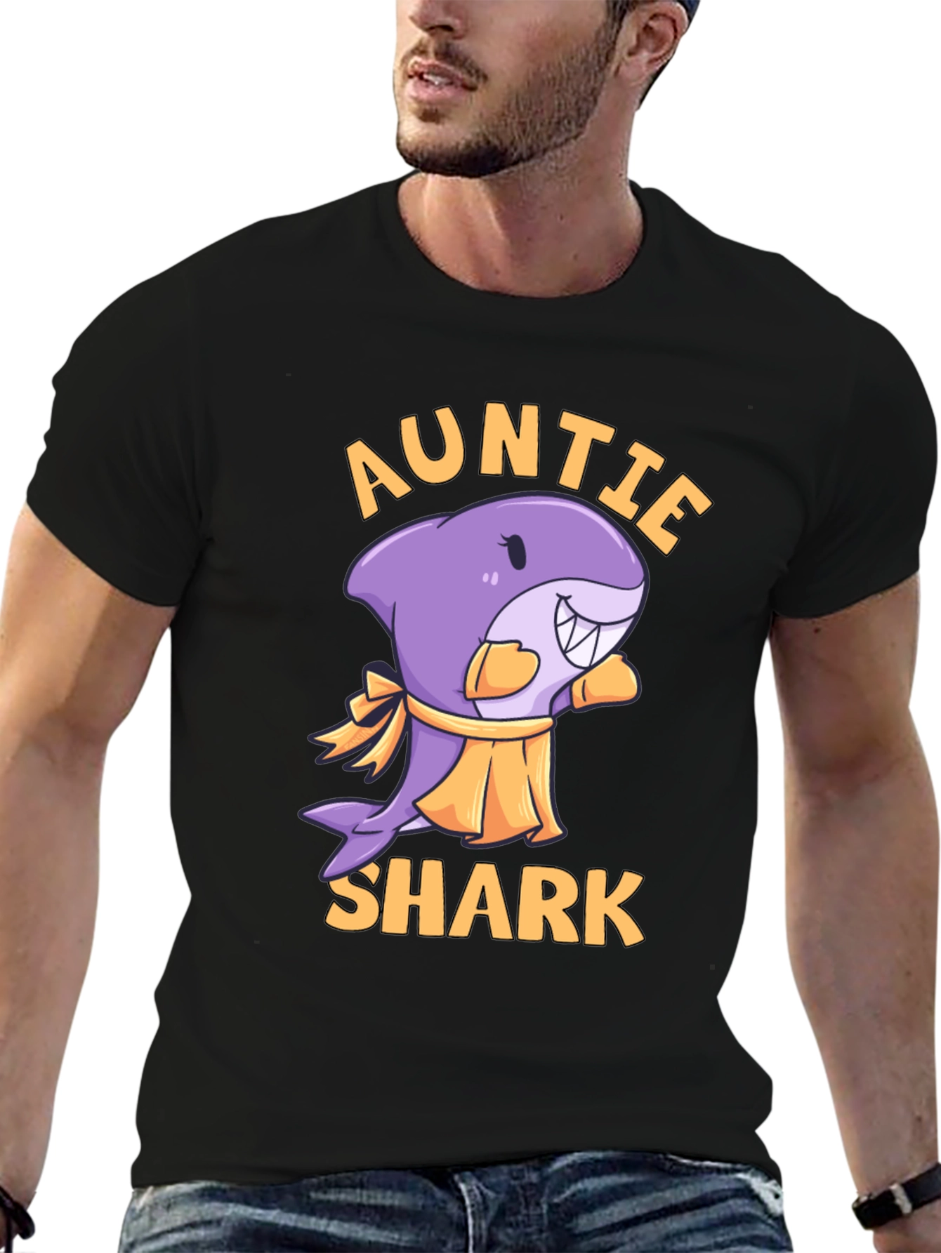 Auntie Shark Graphic Tee