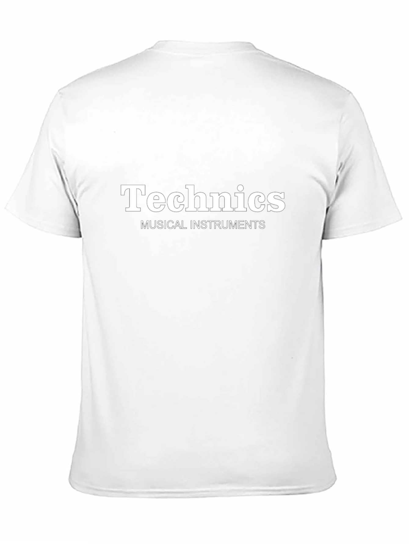 Technics Musical Instruments Black Graphic T-Shirt