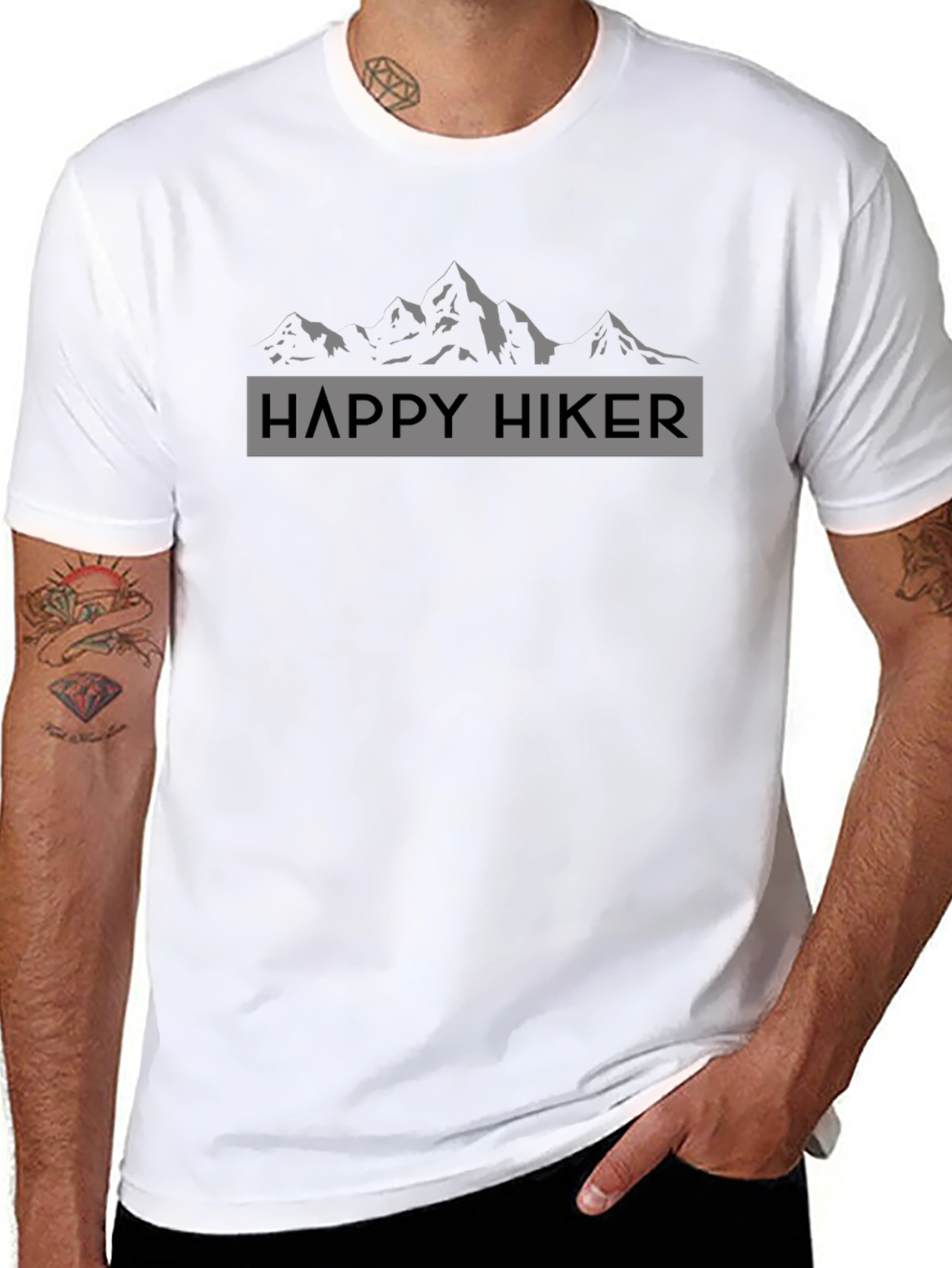 Happy Hiker Graphic T-Shirt - Adventure Ready!