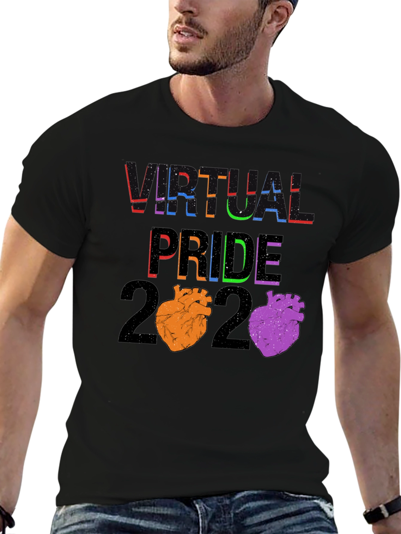 Virtual Pride 2020 Heart T-Shirt