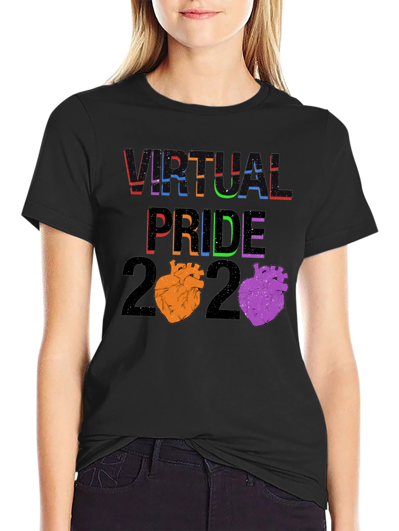 Virtual Pride 2020 Heart T-Shirt