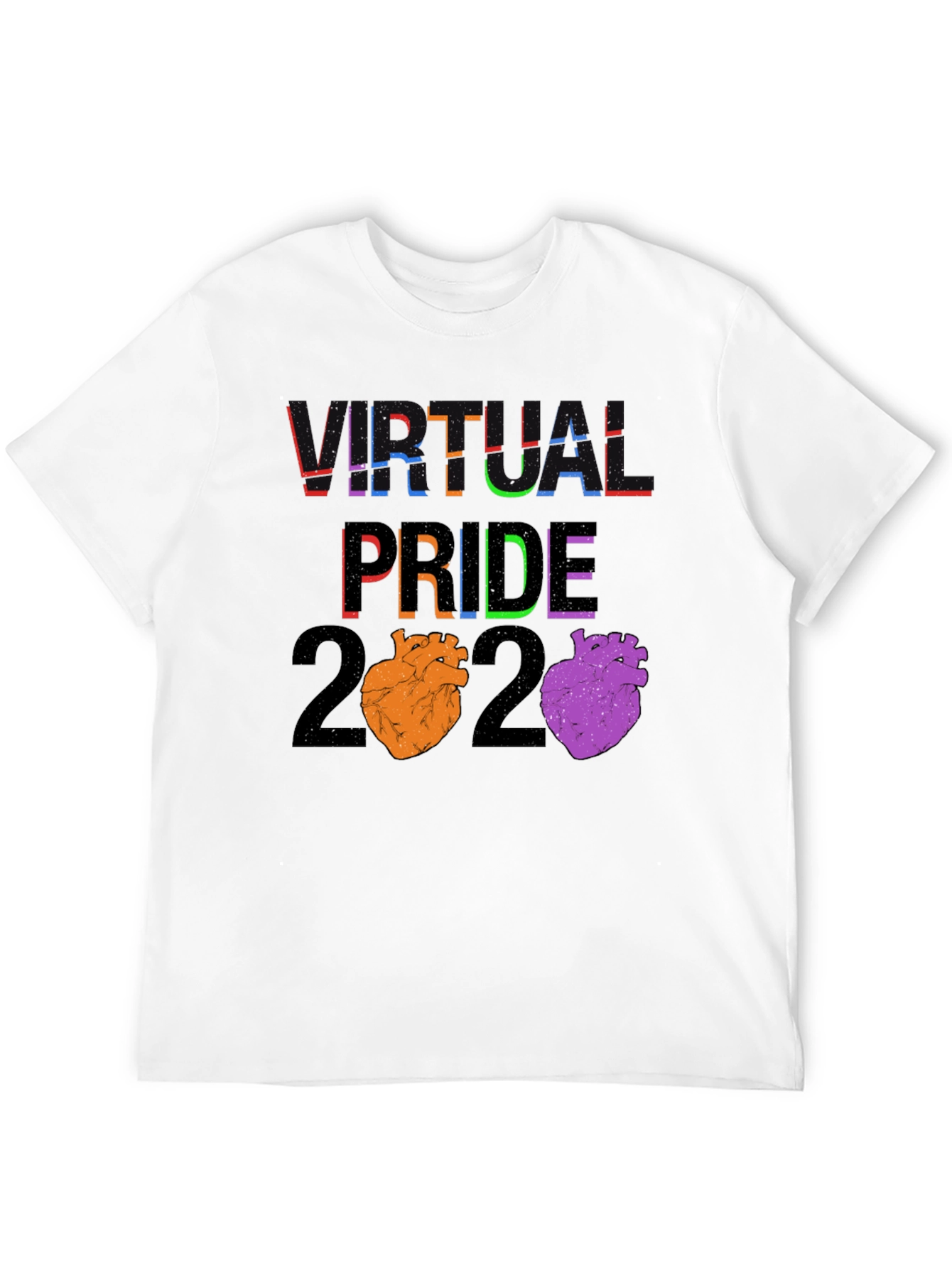 Virtual Pride 2020 Heart T-Shirt