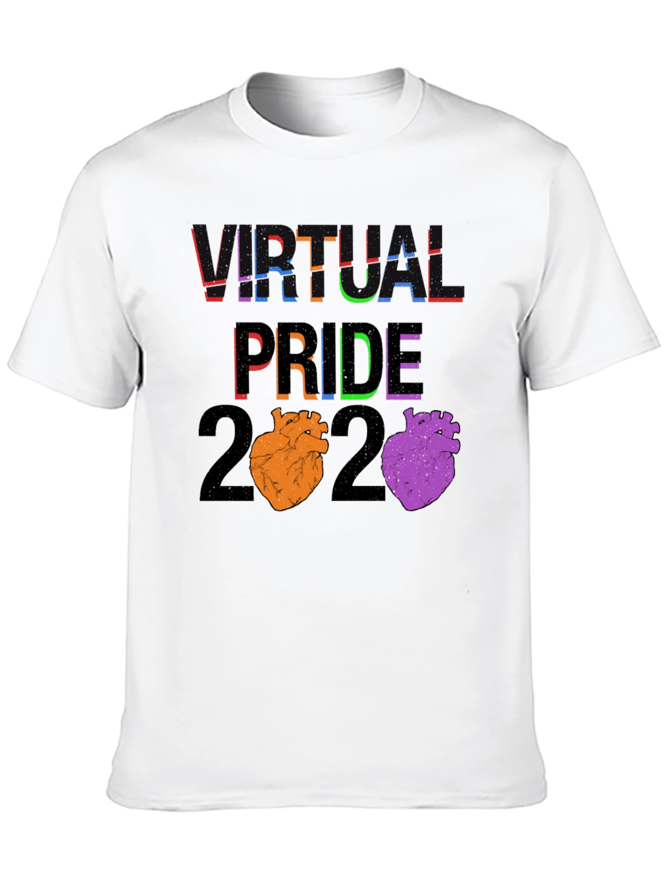 Virtual Pride 2020 Heart T-Shirt